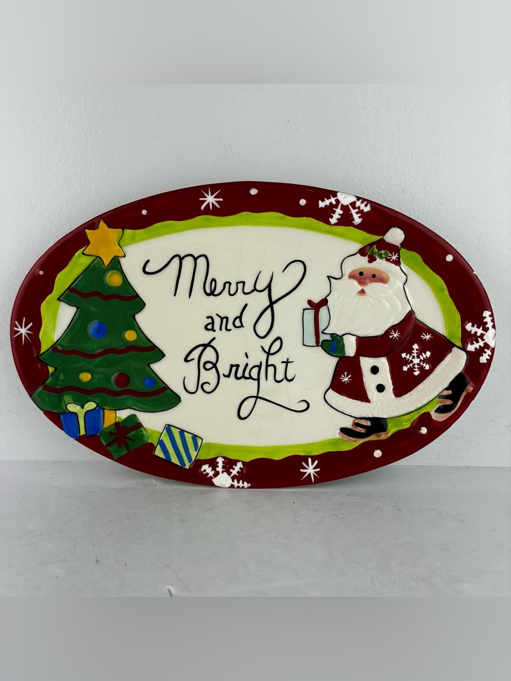 Fitz and Floyd Merry & Bright Serving Platter